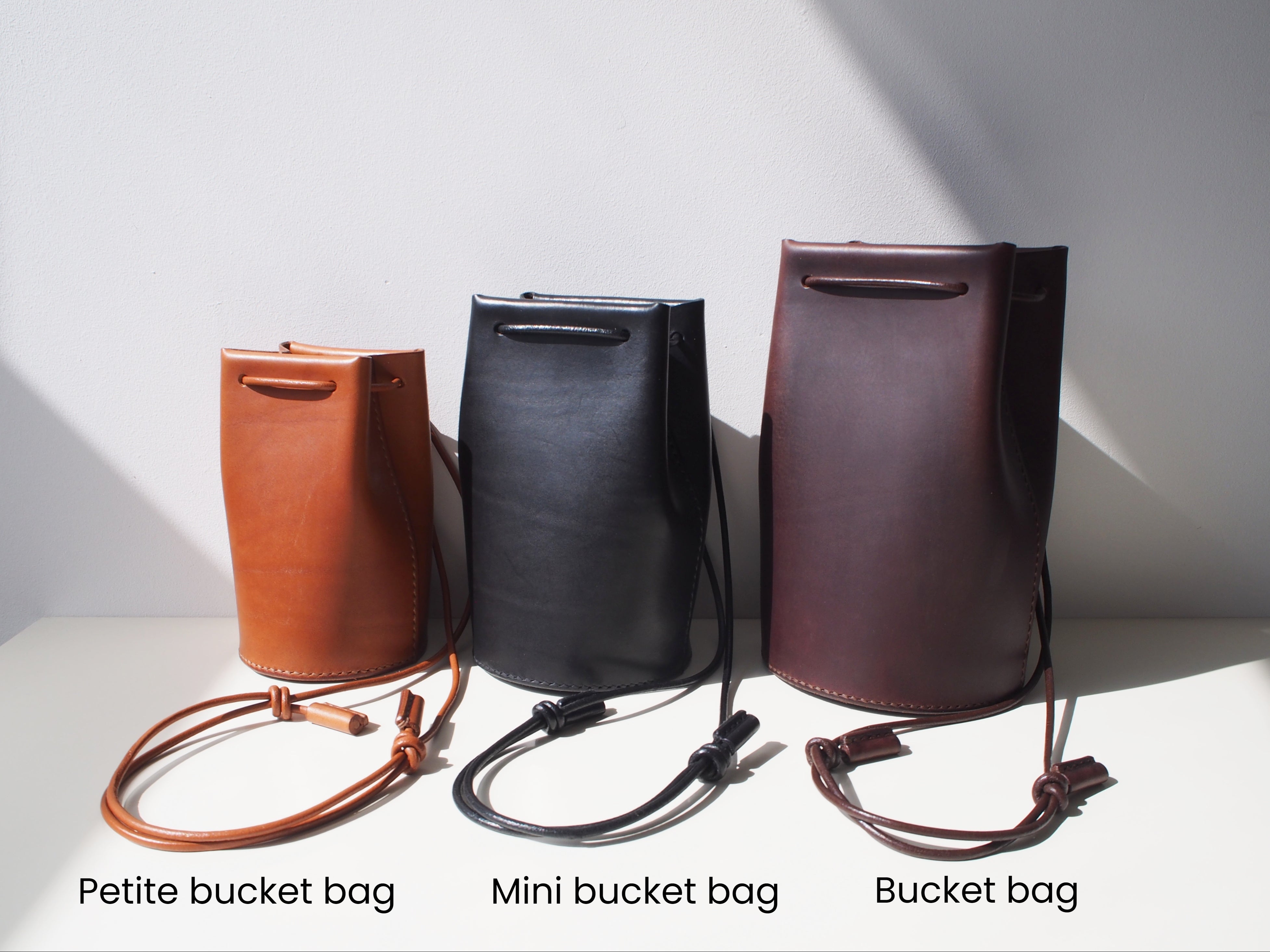 Petite Bucket Bag - 5 colours