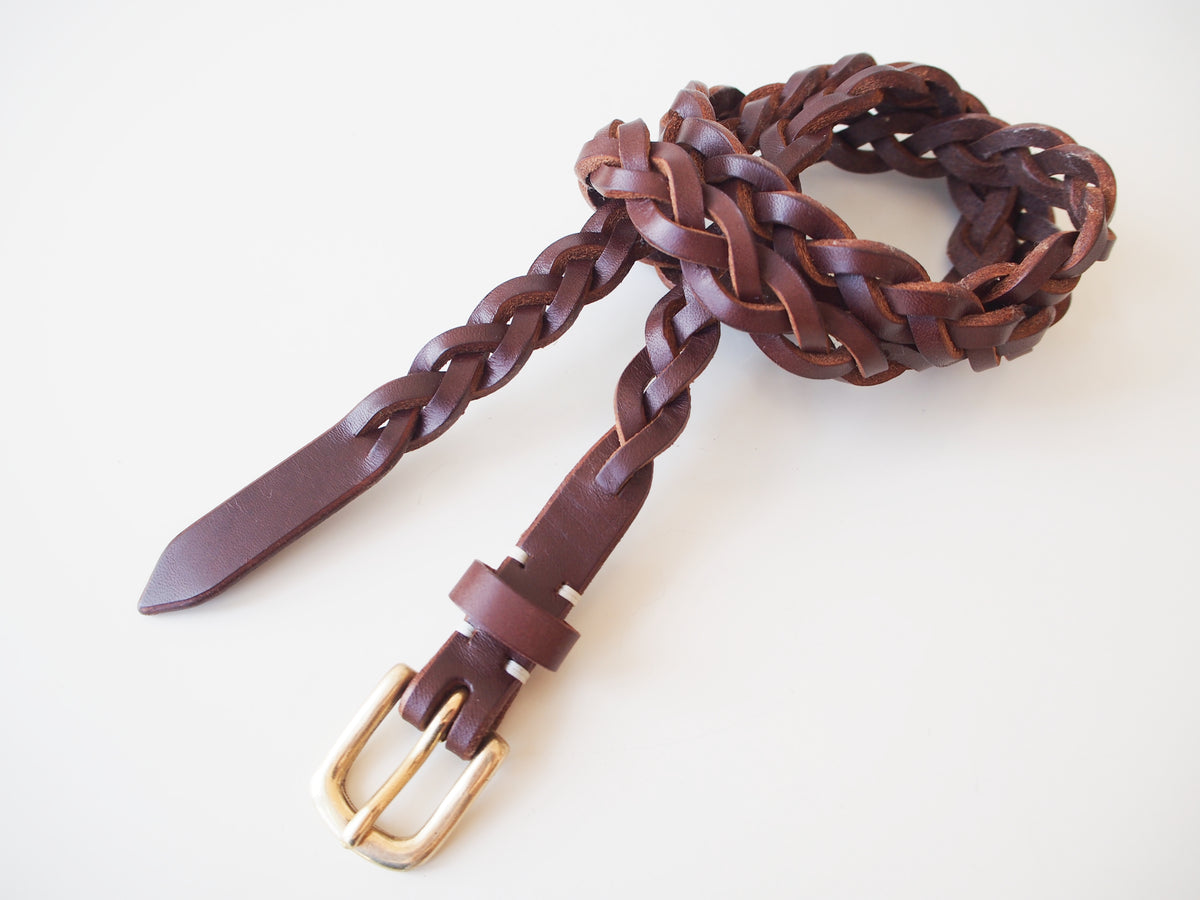 Braided Belt - Brown – abokika