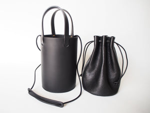 Bucket Tote Bag - Black