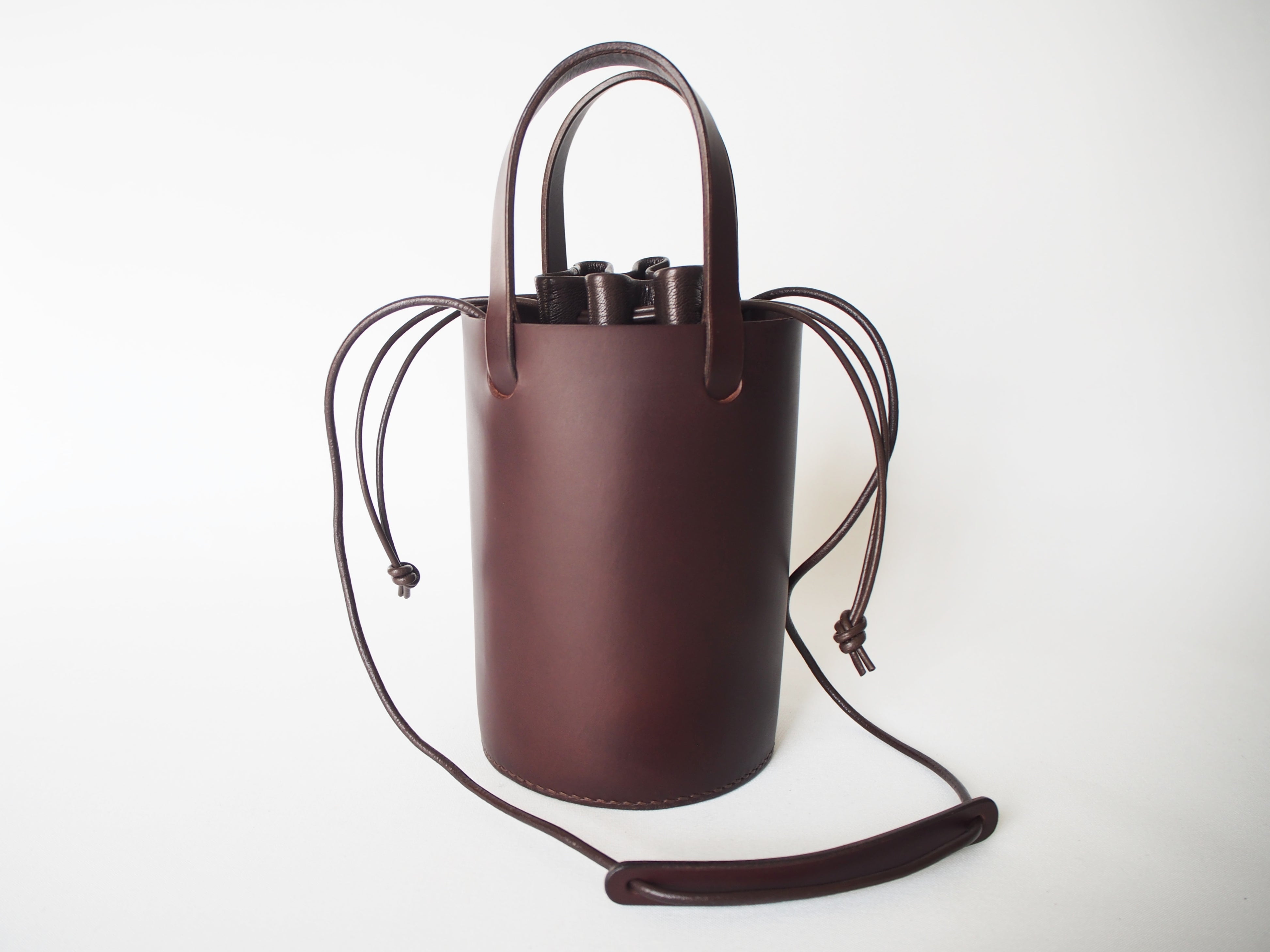 Bucket Tote Bag - Brown