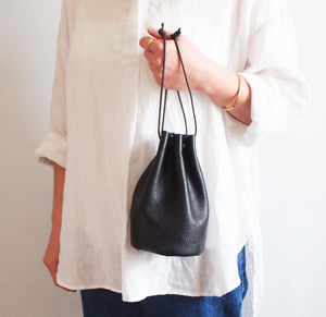 Bucket Tote Bag - Black