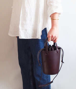 Bucket Tote Bag - Brown