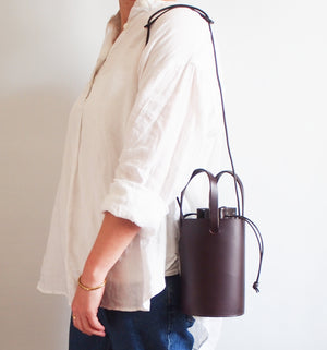 Bucket Tote Bag - Brown