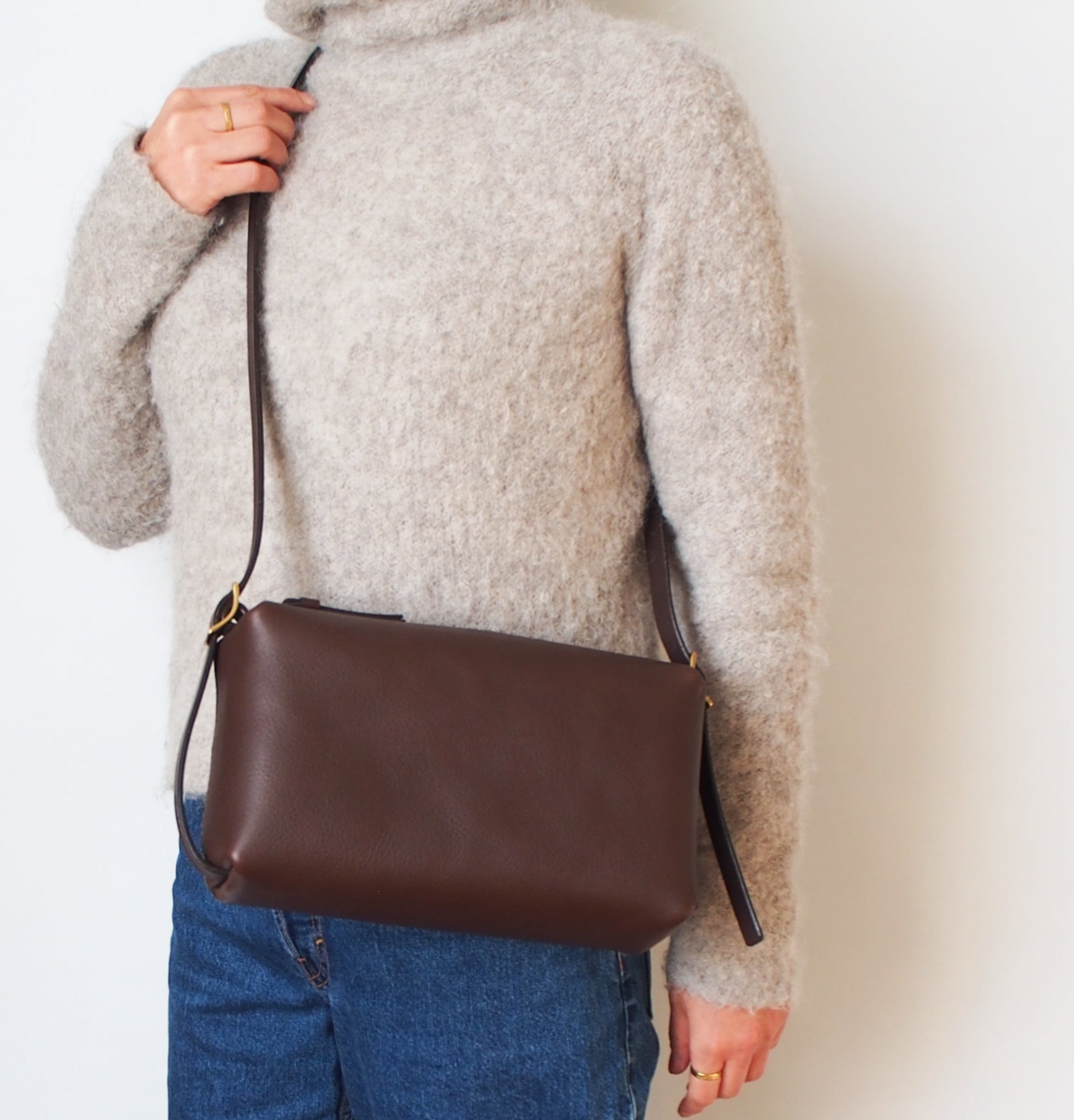 Flip Bag - Dark Brown