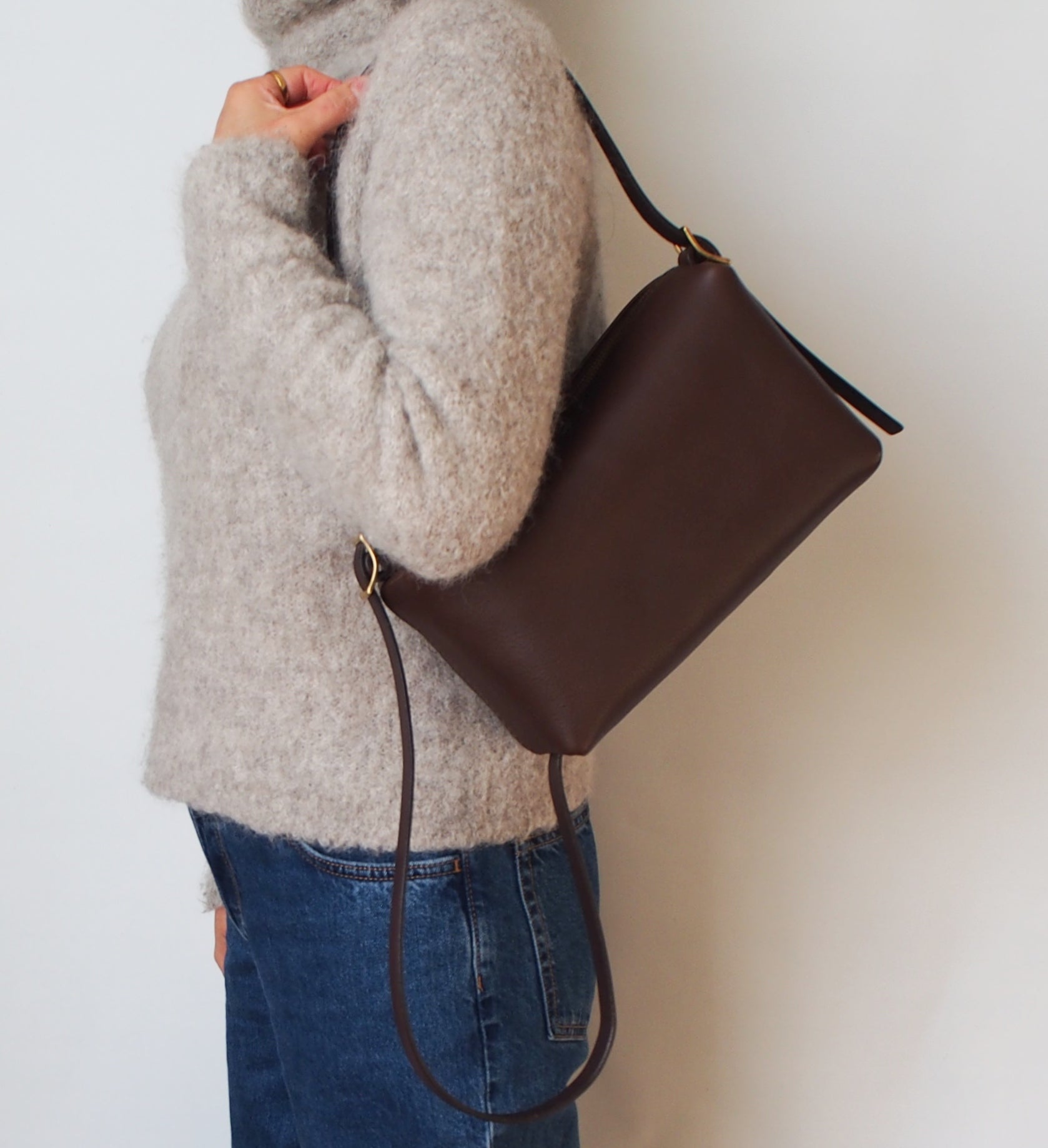 Flip Bag - Dark Brown