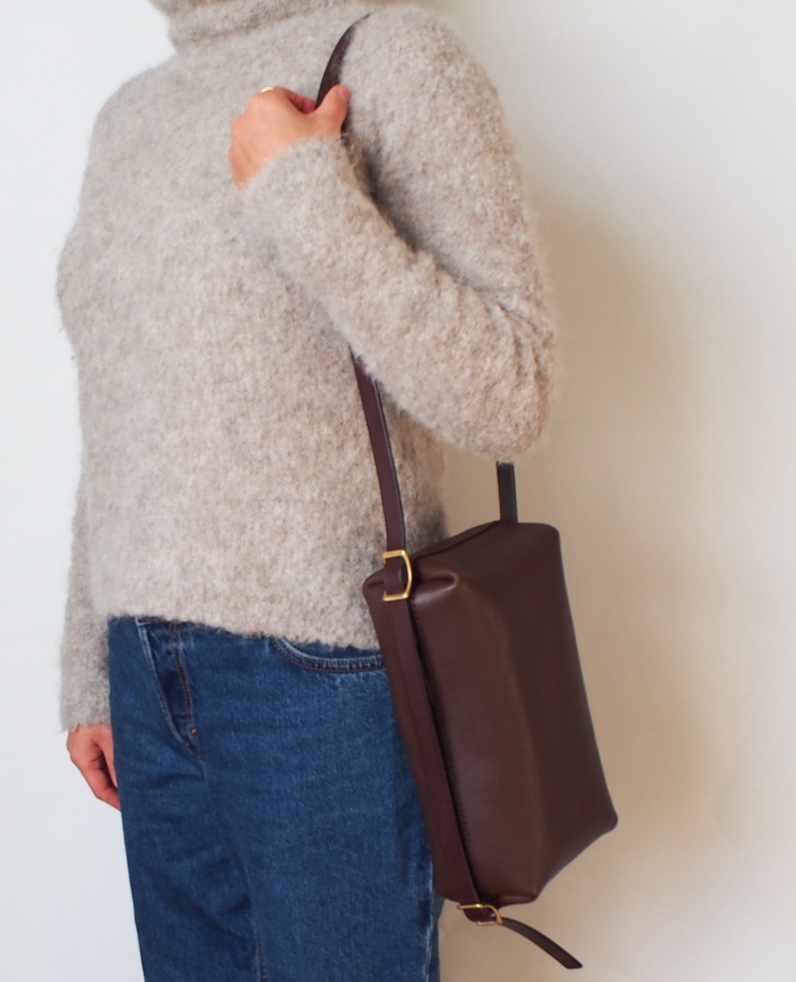 Flip Bag - Dark Brown