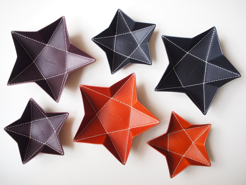 Origami Star Tray -  Small / Black