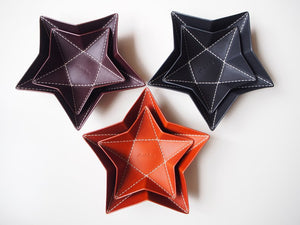 Origami Star Tray -  Medium / Whiskey