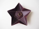 Origami Star Tray -  Set of Two / Chocolate