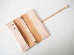 Travel Jewellery Roll - Natural
