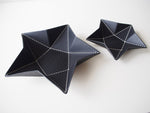 Origami Star Tray -  Medium / Black