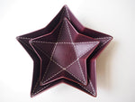 Origami Star Tray -  Medium / Chocolate