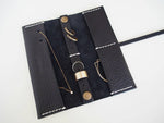 Travel Jewellery Roll - Black