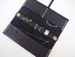 Travel Jewellery Roll - Black