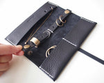 Travel Jewellery Roll - Black