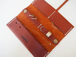Travel Jewellery Roll - Tan