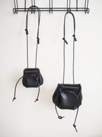 Puff Drawstring Bag - Medium / Black