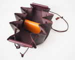 Puff Drawstring Bag - Medium / Brown