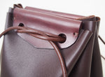 Puff Drawstring Bag - Medium / Brown
