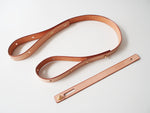 Leather Parts For Washable Linen Tote Bag / Natural