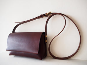Flap Crossbody Bag - Small / Brown
