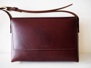 Flap Crossbody Bag - Medium / Brown