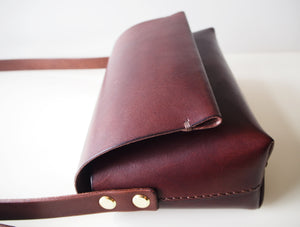 Flap Crossbody Bag - Medium / Brown