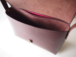 Flap Crossbody Bag - Medium / Brown