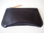 Flat zipper pouch - Black