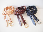 Braided Belt - Brown