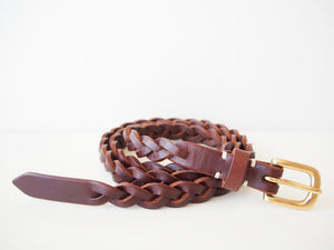 Braided Belt - Brown