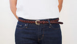 Braided Belt - Brown