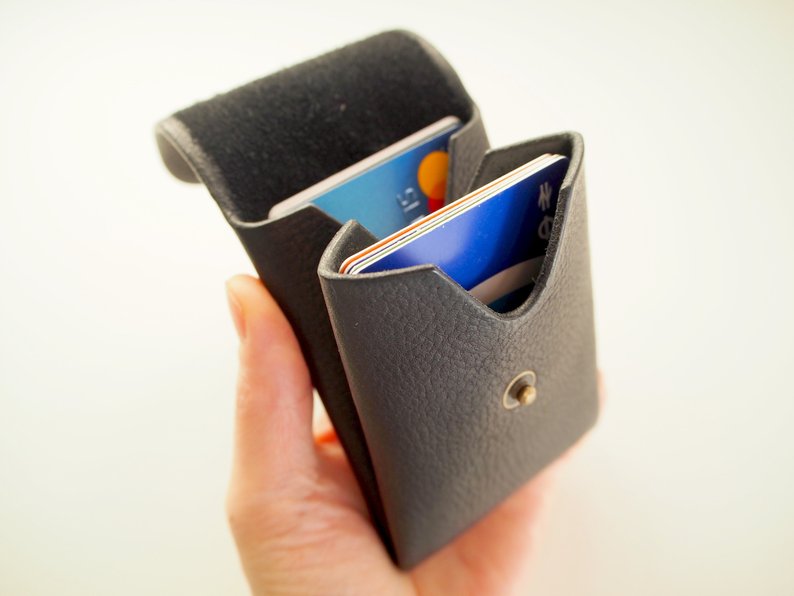 Origami Card Holder - Black