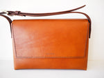Flap Crossbody Bag - Medium / Light Tan