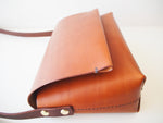 Flap Crossbody Bag - Medium / Light Tan
