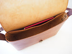 Flap Crossbody Bag - Medium / Light Tan