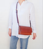 Flap Crossbody Bag - Small / Light Tan
