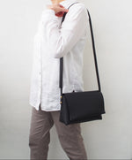 Flap Crossbody Bag - Medium / Black