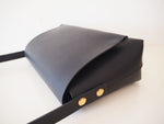 Flap Crossbody Bag - Medium / Black