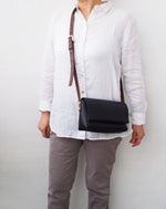 Flap Crossbody Bag - Small / Black