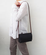 Flap Crossbody Bag - Small / Black
