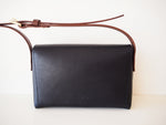 Flap Crossbody Bag - Small / Black