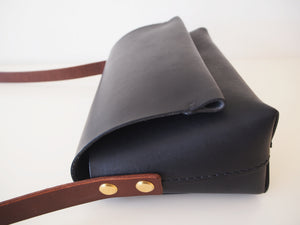 Flap Crossbody Bag - Small / Black