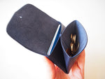 Origami Wallet - Smooth Leather / Indigo Blue