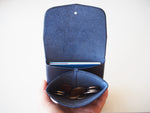 Origami Wallet - Smooth Leather / Indigo Blue