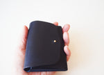 Origami Wallet - Smooth Leather / Indigo Blue