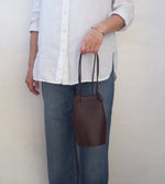 Mini Bucket Bag - Brown
