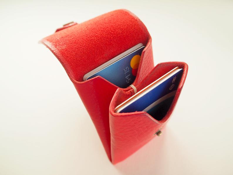 Origami Card Holder - Red