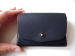 Origami Wallet - Smooth Leather / Black