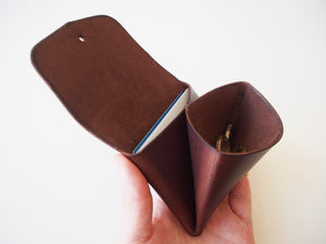 Origami Wallet - Smooth Leather / Brown